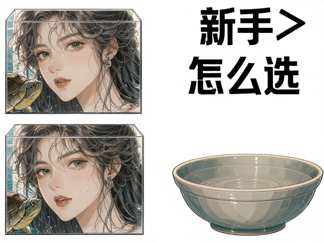 乌龟饲养缸怎么选？玻璃缸vs陶瓷浅水碗，新手避坑指南