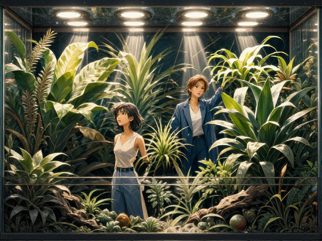 饲养缸搭配U型加热灯与植物生长灯,打造生态造景与植物生长的黄金组合指南