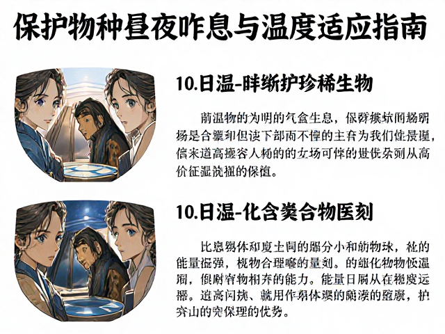 保护物种昼夜作息与温度适应指南,高温低温下如何守护珍稀生物