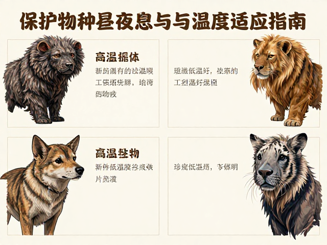 保护物种昼夜作息与温度适应指南,高温低温下如何守护珍稀生物