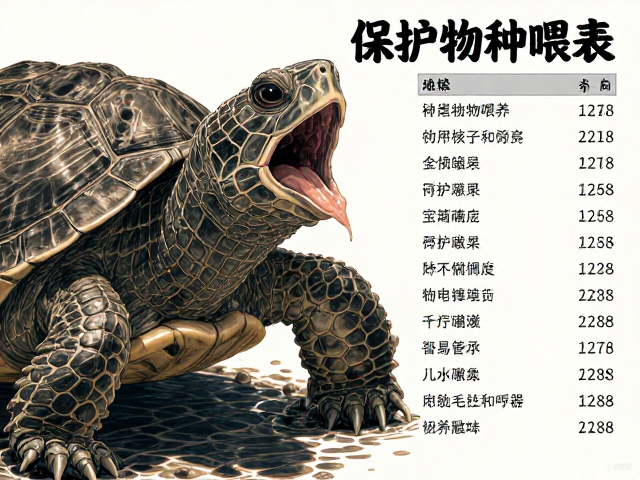 乌龟呼吸异常张嘴?警惕单一食物喂养,对照保护物种名录科学护龟
