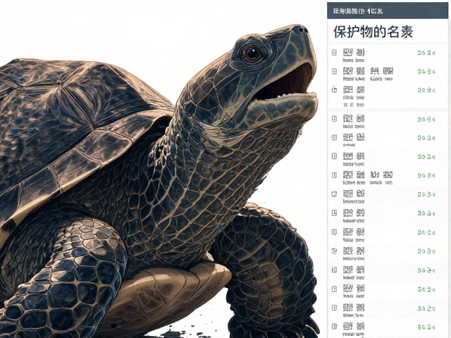 乌龟呼吸异常张嘴?警惕单一食物喂养,对照保护物种名录科学护龟