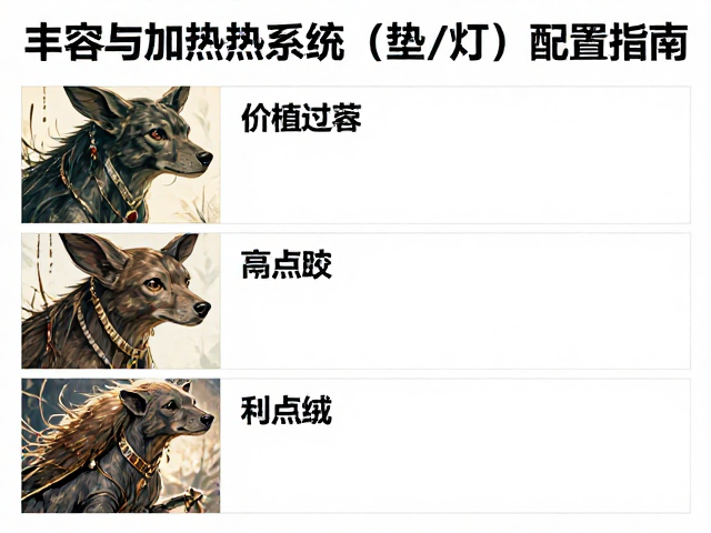 保护物种名录下的环境丰容与加热系统(垫/灯)配置指南
