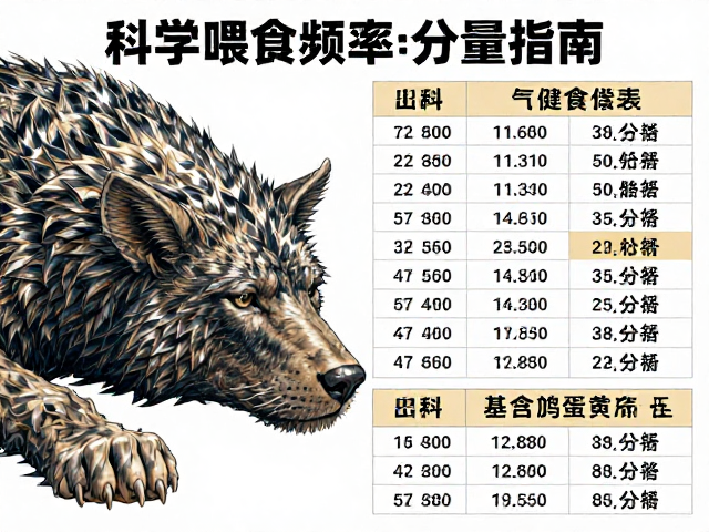 保护物种四肢无力抽搐?科学喂食频率与分量指南