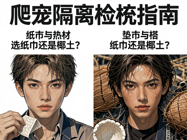 爬宠隔离检疫指南,保护物种垫材选纸巾还是椰土?