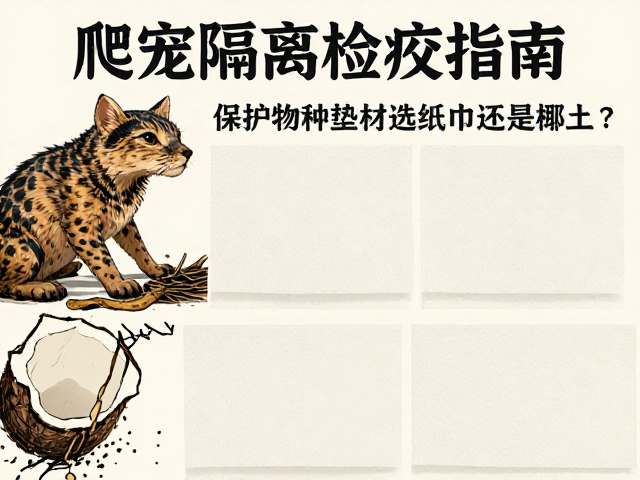 爬宠隔离检疫指南,保护物种垫材选纸巾还是椰土?