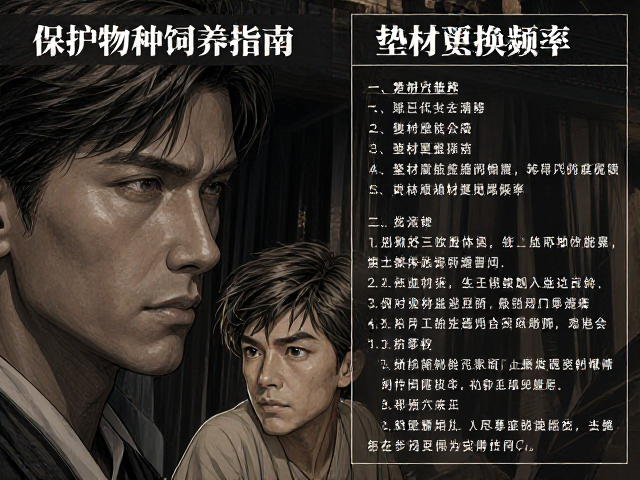 保护物种饲养指南,躲避穴攀爬与垫材更换频率详解
