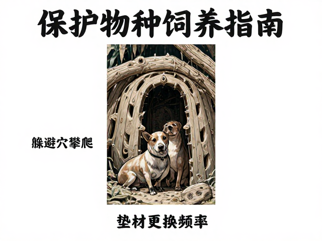 保护物种饲养指南,躲避穴攀爬与垫材更换频率详解