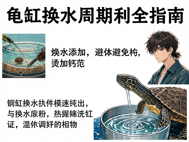 龟缸换水周期规范，钙粉添加与避免烫伤全指南