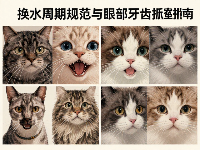 换水周期规范与眼部牙齿检查，宠物健康护理指南