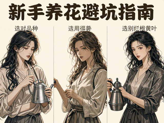 新手养花避坑指南，选对品种，喷壶用法，告别烂根黄叶