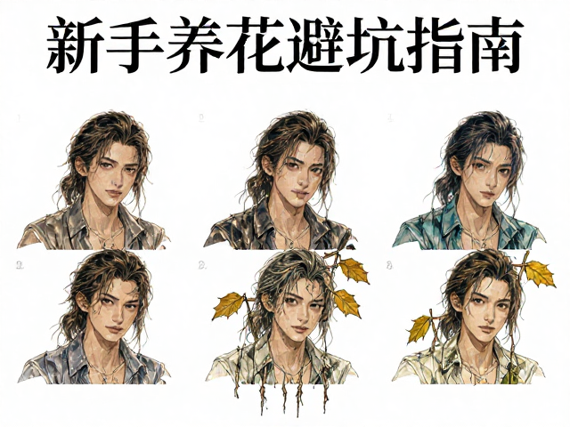 新手养花避坑指南,选对品种,喷壶用法,告别烂根黄叶