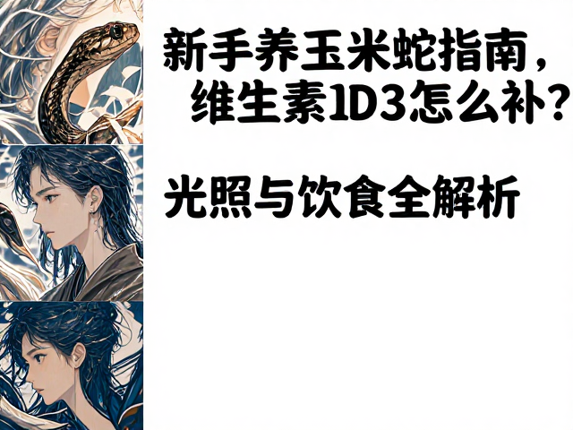 新手养玉米蛇指南，维生素D3怎么补？光照与饮食全解析