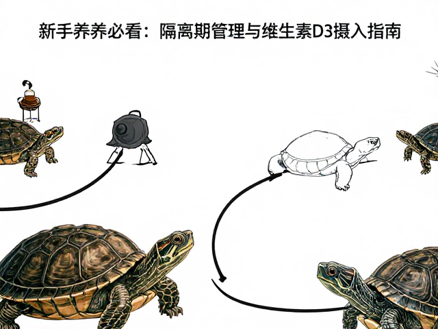 新手养龟必看，隔离期管理与维生素D3摄入指南，助你轻松养出健康龟
