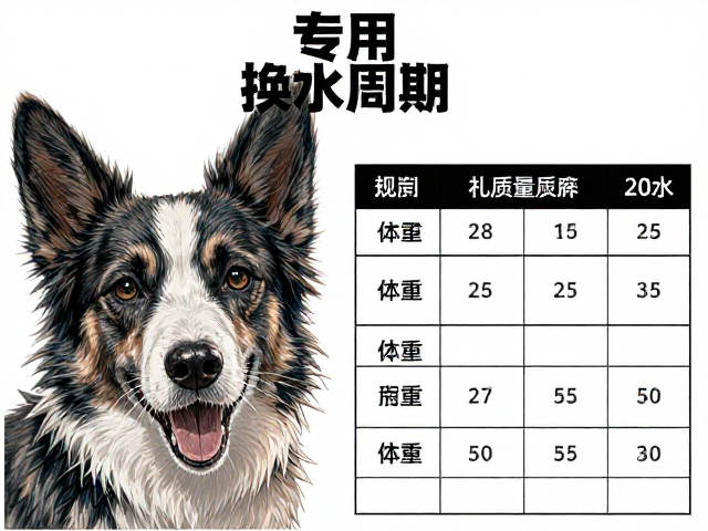 宠物换水周期规范与体重记录，专用干粮喂养指南