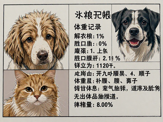 宠物换水周期规范与体重记录，专用干粮喂养指南