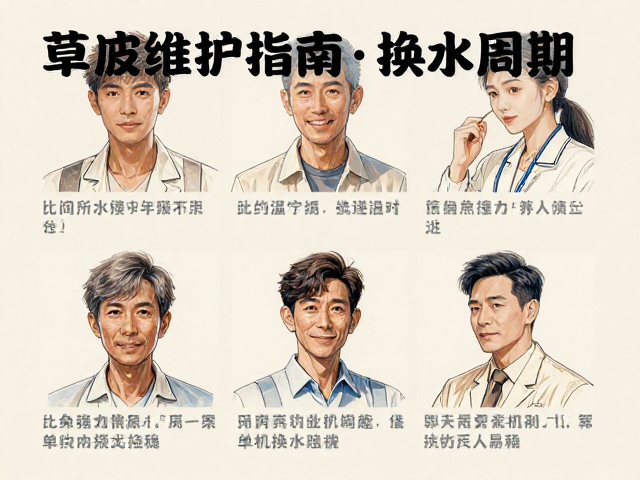 草皮维护指南，换水周期与定期深度清洁规范