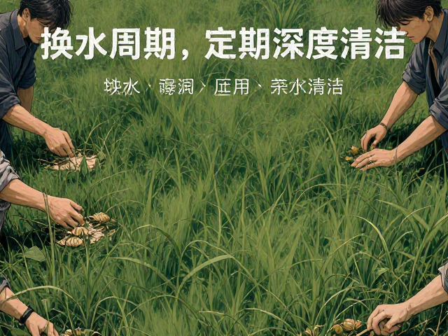 草皮维护指南,换水周期与定期深度清洁规范