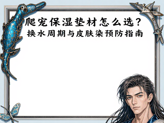 爬宠保湿垫材怎么选?换水周期与皮肤感染预防指南