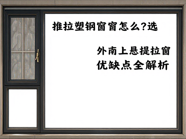 推拉塑钢窗怎么选?外床上悬提拉窗优缺点全解析