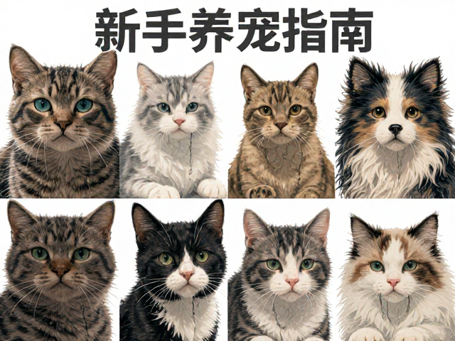 新手养宠指南，猫狗适配品种推荐，科学饮水与探索行为引导