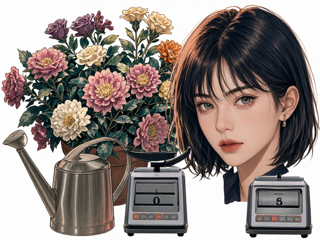 新手养花选什么品种?喷壶与称重器搭配指南,轻松避坑入门