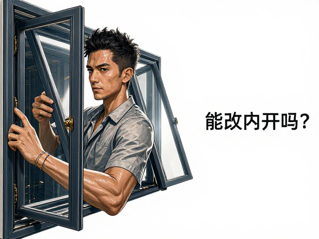 推拉塑钢窗能改内开吗?窗扇向室内侧开启的改造与优缺点分析