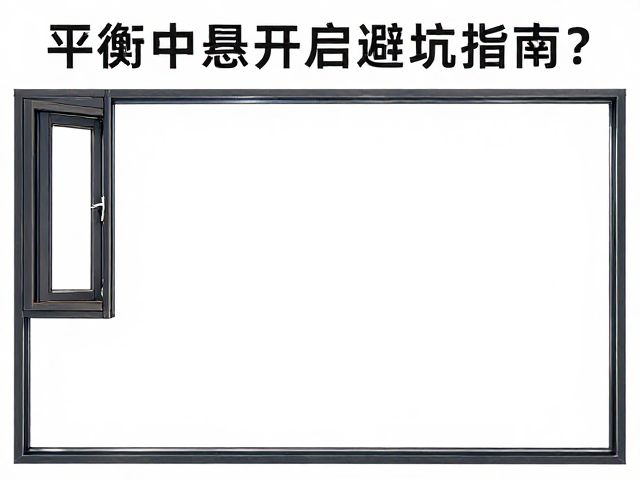 推拉塑钢窗怎么选?平衡中悬开启避坑指南