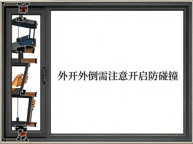 推拉塑钢窗选购指南,外开外倒需注意开启防碰撞