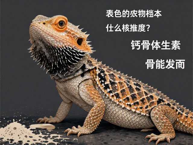 原色鬃狮蜥黑色喉斑怎么养?钙粉与维生素搭配指南