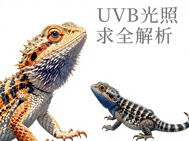 原色鬃狮蜥与东部鬃狮蜥的UVB光照需求全解析