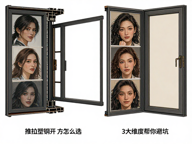 推拉塑钢窗和平开窗开启方向怎么选？3大维度帮你避坑