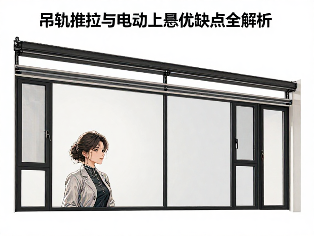 推拉塑钢窗怎么选?吊轨推拉与电动上悬优缺点全解析