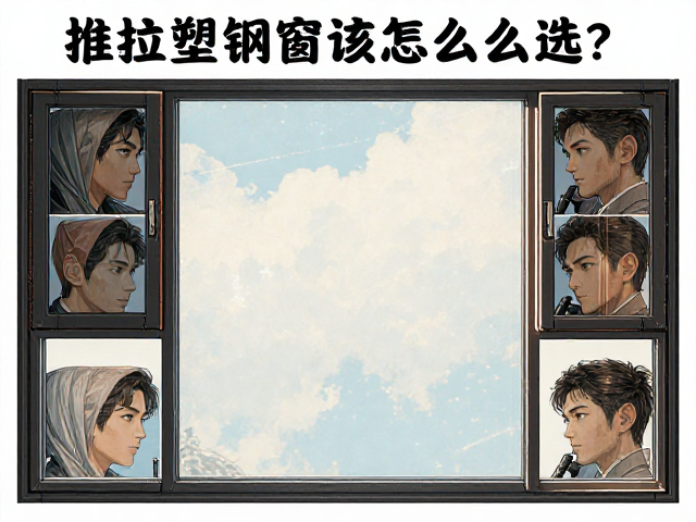 推拉塑钢窗怎么选?外床下悬设计,最大化开启视野与通风