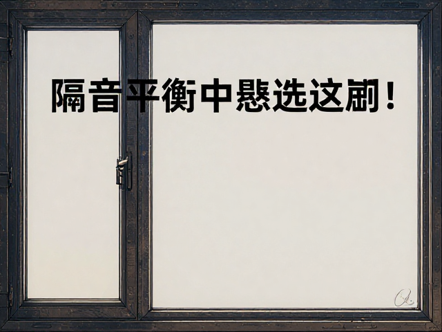 推拉塑钢窗双扇对开平衡中悬设计,隔音节能选这款