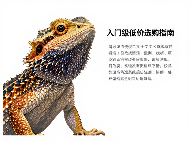 原色鬃狮蜥与十字区鬃狮蜥区别,入门级低价选购指南