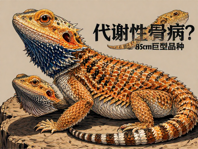 原色鬃狮蜥55cm巨型品种如何防代谢性骨病?