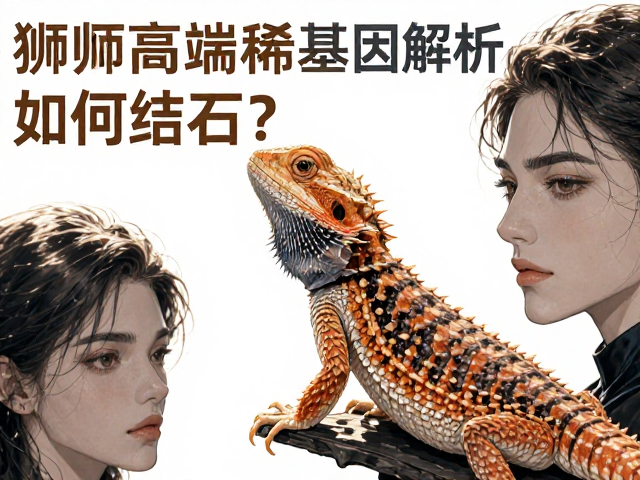 原色鬃狮蜥高端稀有基因解析,如何预防结石?