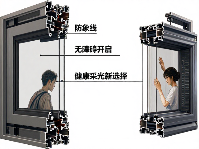 家用塑钢窗怎么选?防紫外线,无障碍开启,健康采光新选择