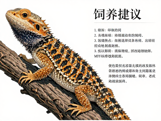 蜡染鬃狮蜥与原色鬃狮蜥对比,攀爬结构搭建指南及饲养建议