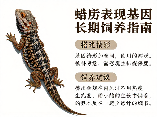 蜡染鬃狮蜥与原色鬃狮蜥对比,攀爬结构搭建指南及饲养建议