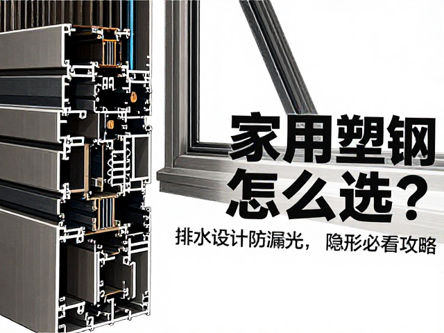 家用塑钢窗怎么选?排水设计防漏,最大化采光,装修必看攻略