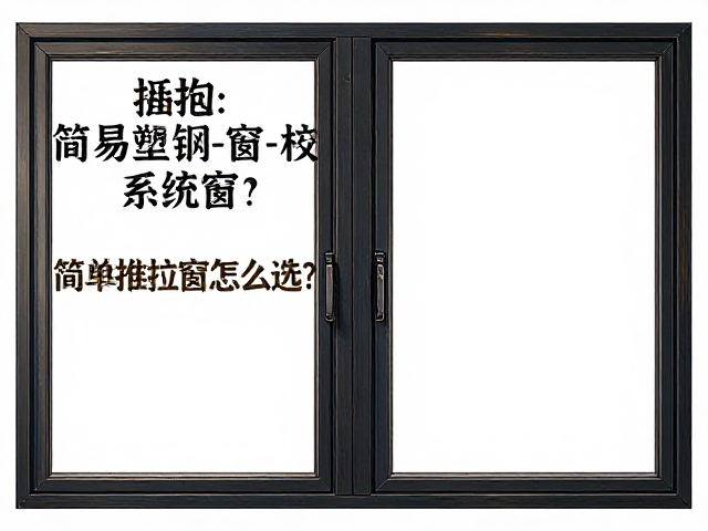 家用塑钢窗与系统窗应用对比,简易推拉窗怎么选?