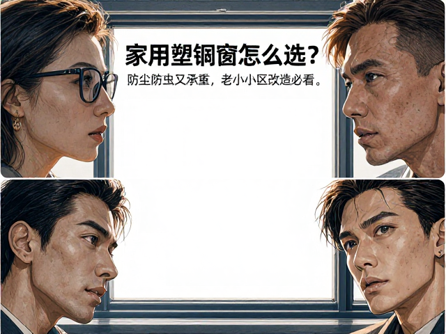 家用塑钢窗怎么选?防尘防虫又承重,老旧小区改造必看