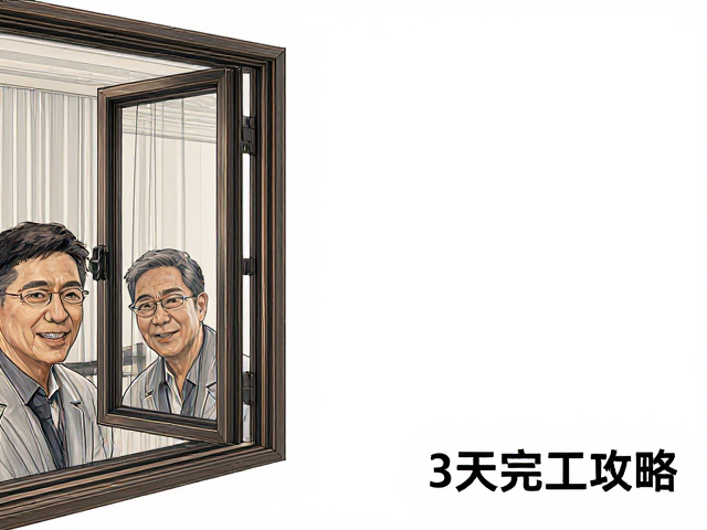 家用塑钢窗窗帘盒预留尺寸及施工周期短，3天完工攻略