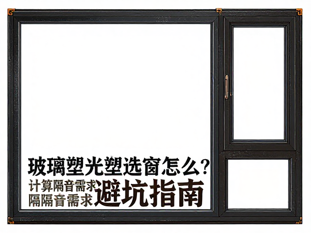 单层玻璃塑钢窗高透光怎么选?计算隔音需求避坑指南
