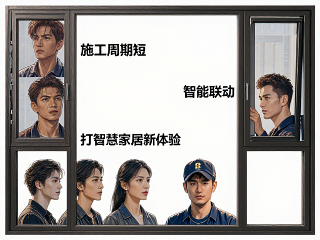 家用塑钢窗怎么选?施工周期短,智能联动,打造智慧家居新体验