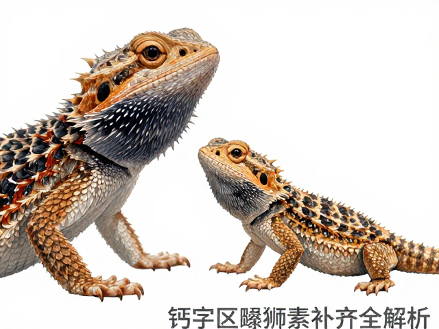 原色鬃狮蜥与十字区鬃狮蜥喂养指南，钙粉与维生素补充全解析