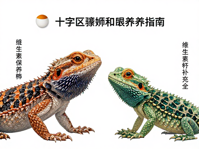 原色鬃狮蜥与十字区鬃狮蜥喂养指南，钙粉与维生素补充全解析