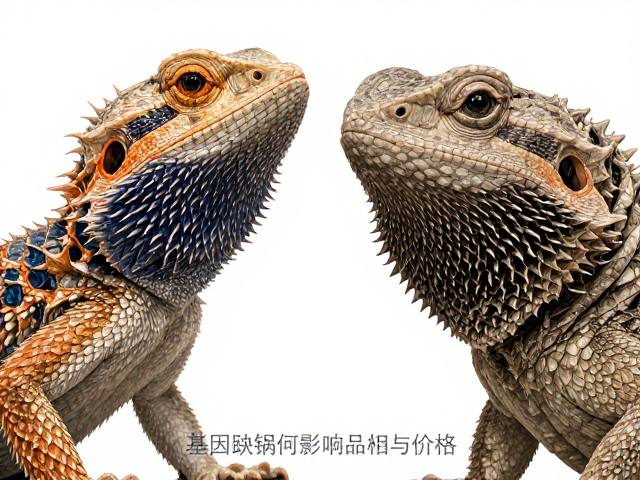 原色鬃狮蜥与巨型鬃狮蜥对比，基因缺陷如何影响品相与价格？